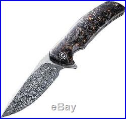 CIVIVI Knives Civc908ds2 Incite Damascus Copper Foil Linerlock Folding Knife