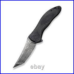 CIVIVI Synergy3 Liner Lock C20075B-DS1 Knife Damascus Steel & Twill Carbon Fiber