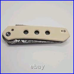 CIVIVI Vision FG Ivory G10 Pocketknife Damascus Steel Tanto Blade Manual