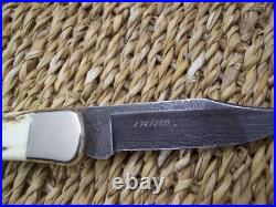 CUSTOM BUCK KNIFE 110 STAG DAMASCUS LIMITED EDITION 1 of 260 BCCI/ MINT NOS 1996