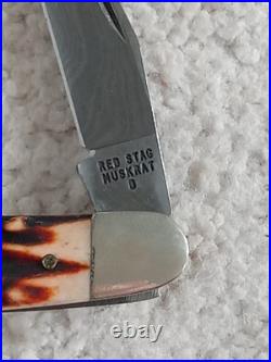 Case Damascus Muskrat Knife