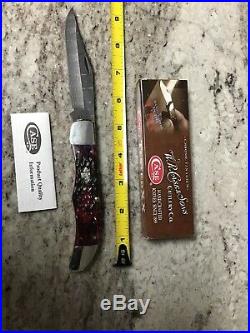 Case Ladder Damascus Folding Hunter Knife 2018 New In Box