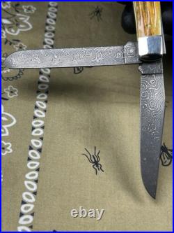 Case XX Knives Trapper Burnt Goldenrod Damascus Second Cut L? K