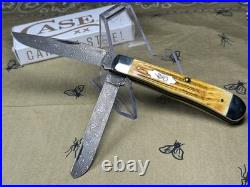 Case XX Knives Trapper Burnt Goldenrod Damascus Second Cut L? K