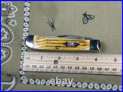 Case XX Knives Trapper Burnt Goldenrod Damascus Second Cut L? K