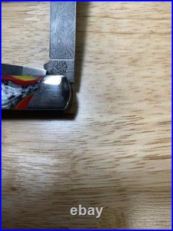 Case XX Trapper Tear Drop Damascus Slant Bolster Corelon 9254 Dam Trapper 2015