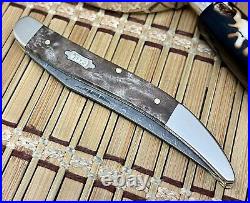 Case XX USA 2024 Natural Maple Burl 15093 Ladder Damascus Medium Toothpick Knife