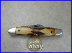 Case XX- USA- 5347 D- 5 Dot- 1995- Stag Stockman Knife- Damascus- Box