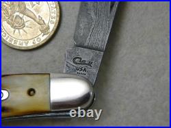 Case XX- USA- 5347 D- 5 Dot- 1995- Stag Stockman Knife- Damascus- Box