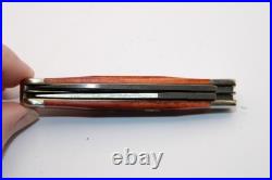 Case XX USA 6207 W Dam Wharncliffe Mini Trapper Damascus Sawcut Bone Knife 2016