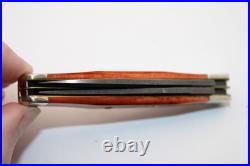 Case XX USA 6207 W Dam Wharncliffe Mini Trapper Damascus Sawcut Bone Knife 2016