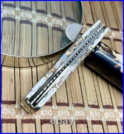 Case XX Wild Horse Custom Red Brown Jasper Damascus Swell Center Jack Knife #1/1