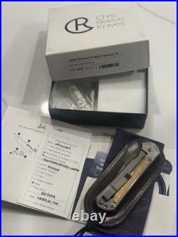 Chris Reeve Knives Large Sebenza 31 Left Hand Ladder Damascus RARE