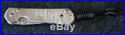 Chris Reeve Small Sebenza 21 Ladder Damascus Folding Knife New In Box