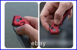 Civivi Anaaki Folding Knife 3 Damascus Steel Clip Point Blade Aluminum Handle