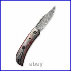 Civivi Appalachian Folding Knife Red Black CF Handle Damascus C19010C-DS2