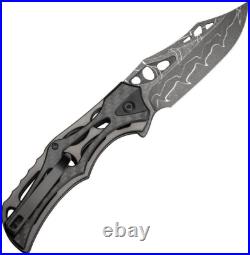Civivi Biophase Folding Knife 3.5 Damascus Steel Blade Aluminum/Carbon F Handle