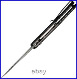 Civivi Biophase Folding Knife 3.5 Damascus Steel Blade Aluminum/Carbon F Handle