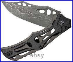 Civivi Biophase Folding Knife 3.5 Damascus Steel Blade Aluminum/Carbon F Handle