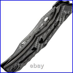 Civivi Biophase Folding Knife 3.5 Damascus Steel Blade Aluminum/Carbon F Handle