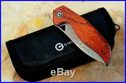 Civivi C903DS2 Anthropos Damascus blade Cocobolo Folding Pocket Knife with case