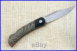 Civivi C914DS2 Rustic Gent Damascus plain blade lock back Folding Pocket Knife