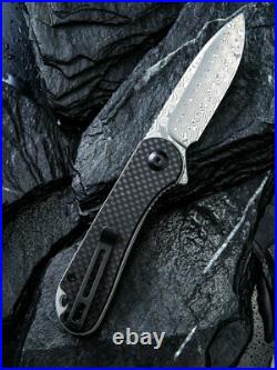 Civivi Elementum 2.96 Damascus Carbon Fiber Folding Knife C907DS EXPRESS POST