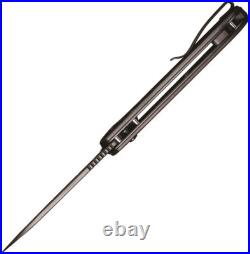 Civivi Elementum Carbon Fiber Folding Damascus Pocket Knife 2103DS3