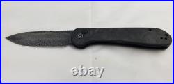 Civivi Elementum Carbon Fiber Folding Damascus Pocket Knife 2103DS3