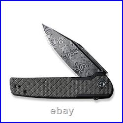 Civivi Knives Cachet C20041B-DS1 Damascus Black Green Stainless Pocket Knife
