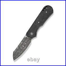 Civivi Knives Crabby Liner Lock C24055-DS1 Carbon Fiber Damascus Steel Knife