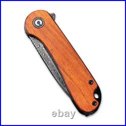 Civivi Knives Elementum Liner Lock C907DS-2 Damascus Steel Cuibourtia Wood