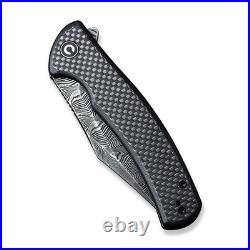 Civivi Knives Sinisys Frame Lock C20039-DS1 Damascus Carbon Fiber Pocket Knife