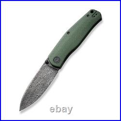 Civivi Knives Sokoke Liner Lock 22007-DS2 Green Micarta Damascus Pocket Knife