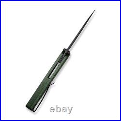 Civivi Knives Sokoke Liner Lock 22007-DS2 Green Micarta Damascus Pocket Knife