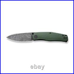 Civivi Knives Sokoke Liner Lock 22007-DS2 Green Micarta Damascus Pocket Knife