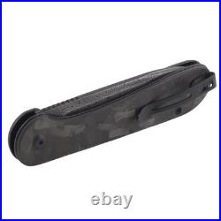 Civivi Marbles Carbon Fiber Elementum Pocket Knife Damascus Steel Blade Gray