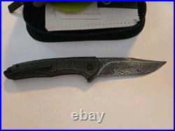 Civivi Mini Sandbar C20011-DS1 BLACK HAND RUBBED DAMASCUS BLADE DISCOUNTED NEW