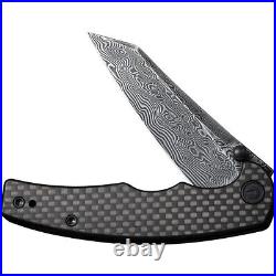 Civivi P87 Folder Pocket Knife Linerlock Carbon Fiber Folding Damascus 21043DS1