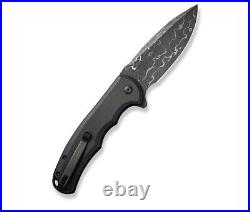 Civivi Praxis Folding Knife 3.75 Damascus Steel Blade Black C18026E-DS1