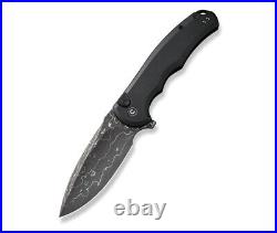 Civivi Praxis Folding Knife 3.75 Damascus Steel Blade Black C18026E-DS1