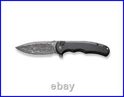 Civivi Praxis Folding Knife 3.75 Damascus Steel Blade Black C18026E-DS1