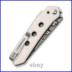 Civivi Vision FG Superlock Folding Knife 3.54 Damascus Steel Blade C22036-DS1