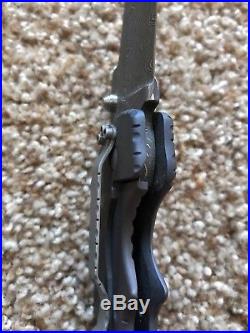 Crawford Custom Damascus Folding Knife