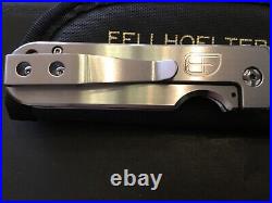 Custom Brian Fellhoelter, Dressed FRH Damas Inlay Flipper Folder Folding knife