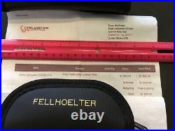Custom Brian Fellhoelter, Dressed FRH Damas Inlay Flipper Folder Folding knife