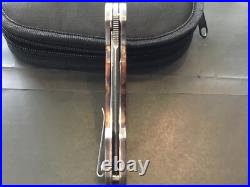 Custom Butch Ball Damascus Scorpion Flipper Folder Folding Knife