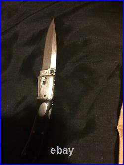 Custom Charlie Dake D/A Mary Dake Damascus Folding Knife