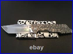Custom Dan Sullivan Knives DSK Kickstand Damascus Folding Folder Flipper Knife
