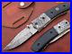 Custom-Hand-Crafted-Engraved-Damascus-Steel-Folding-Knife-Micarta-Handle-01-umkj